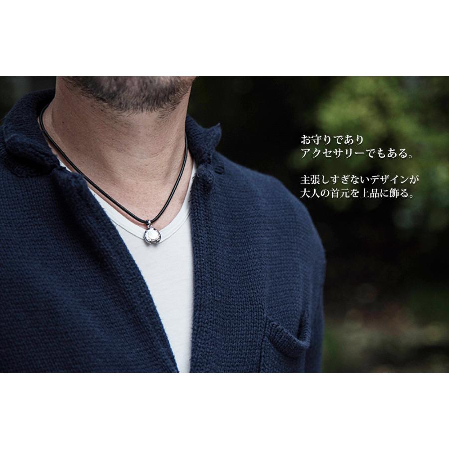 ネックレス メンズ シルバー925 ホースシュー 馬蹄 ブランド 革紐