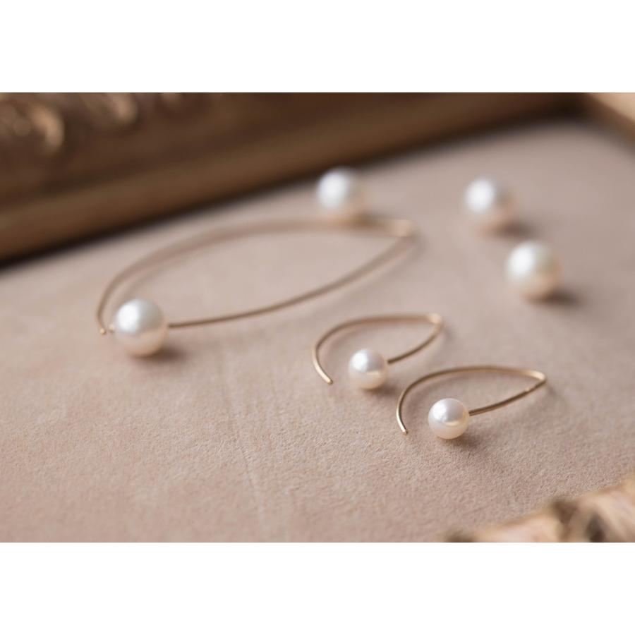 フープ ピアス 18k 18金 片耳用 大ぶり シンプル レディース k18 あこや 真珠 パール 華奢 40代 50代 おしゃれ プレゼント hoop earrings ハンドメイド 爆買 |  | 04