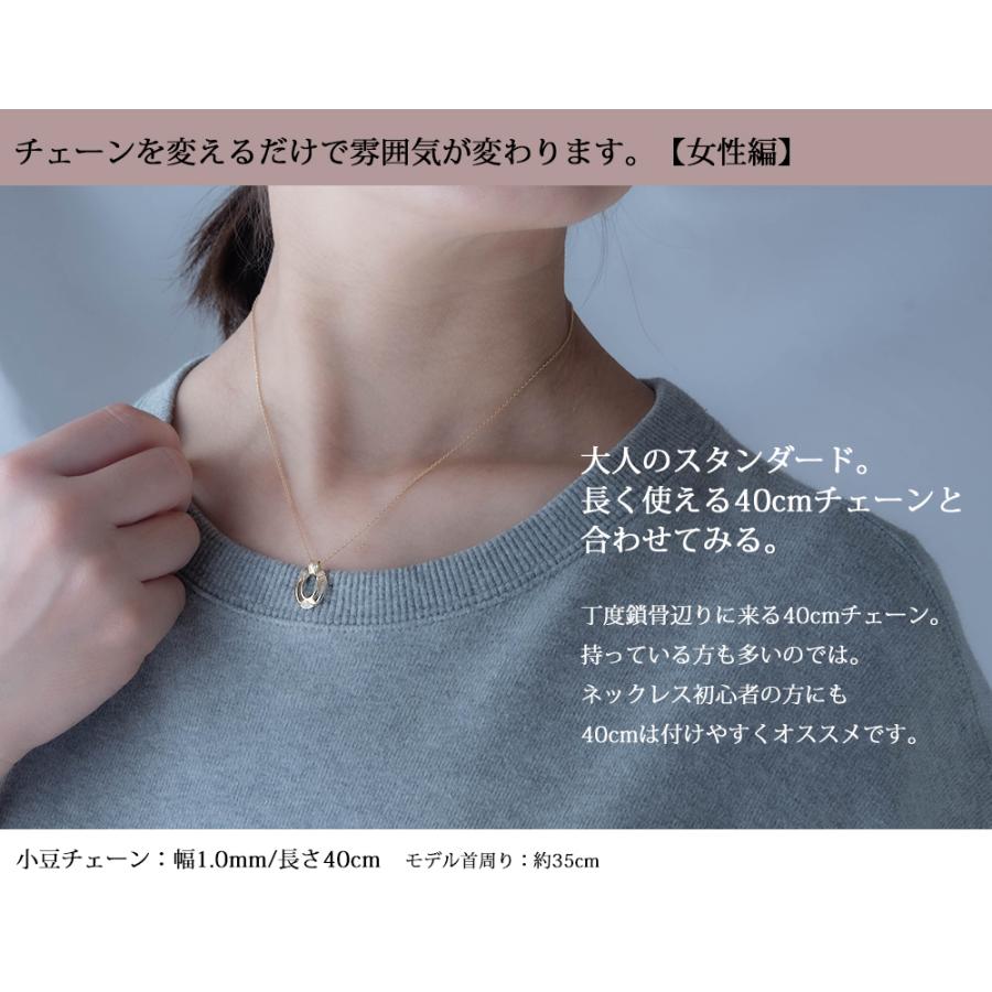 18金ゴールドのお守りネックレス ロッソエブルーペンダントトップ のみ