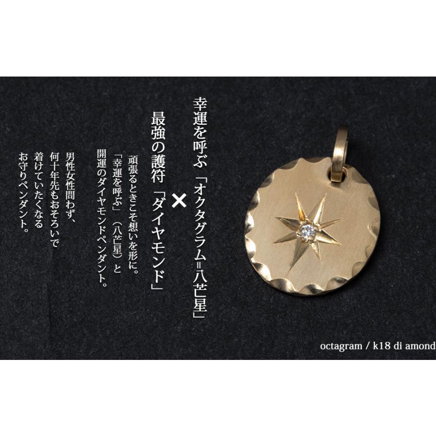 翔　K18. ペンダントトップ. 総重量0.48g rossoeblu_r34-k18dia