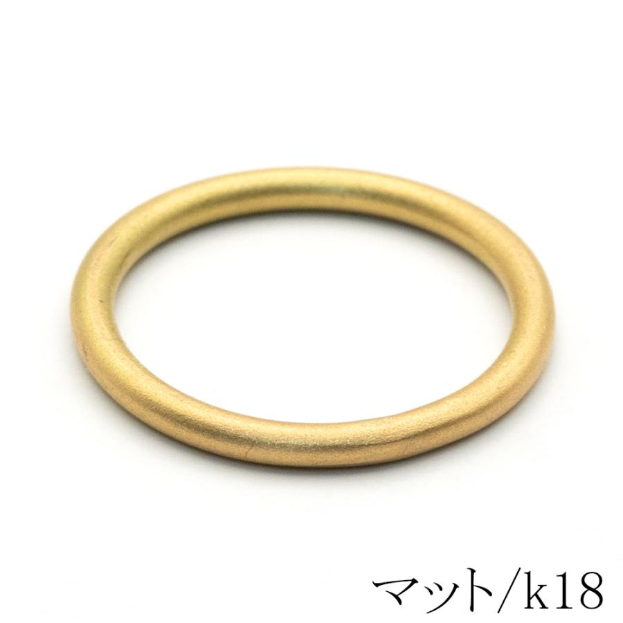 指輪 リング レディース ピンキーリング 18金 k18 18kゴールド 細い