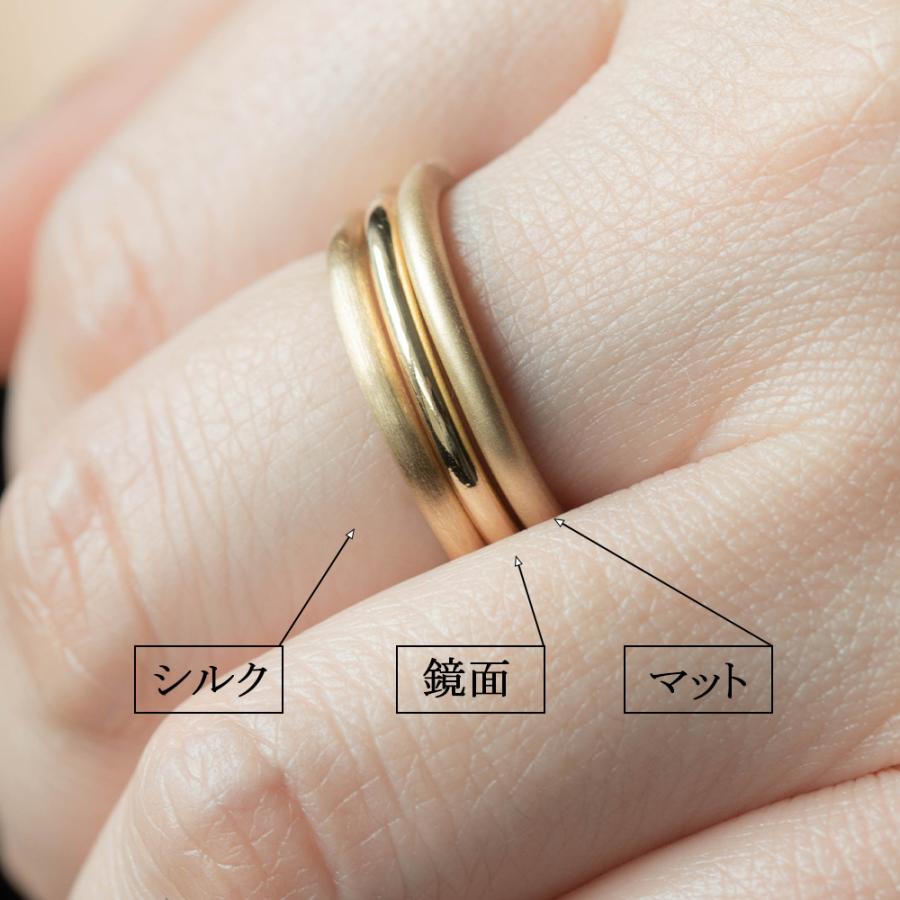 指輪 リング レディース ピンキーリング 18金 k18 18kゴールド 細い シンプル 極細 細め 華奢 2.0mm ゴールドリング 小指  40代 50代 母の日 爆買の画像