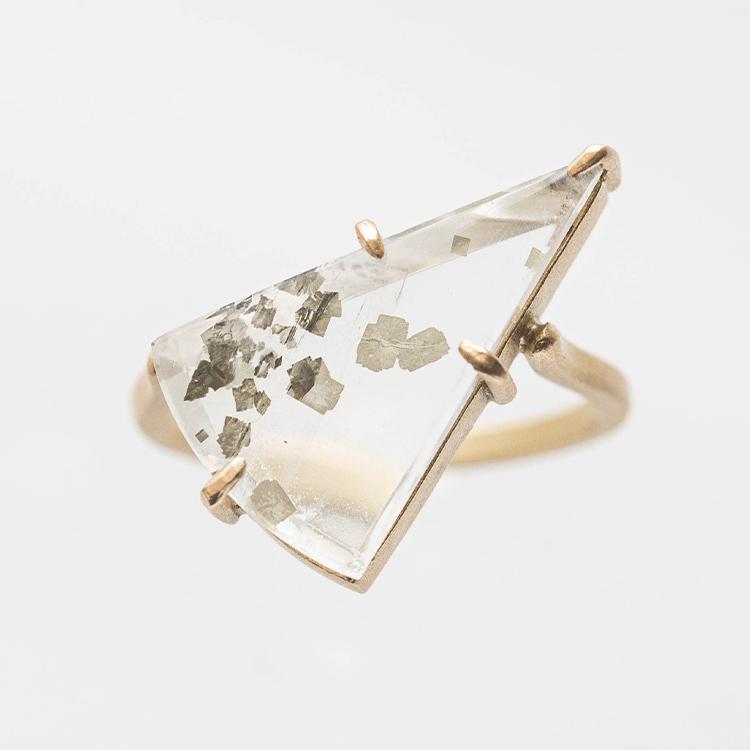 指輪 リング レディース 18k k18 18金 ゴールド 天然石 石