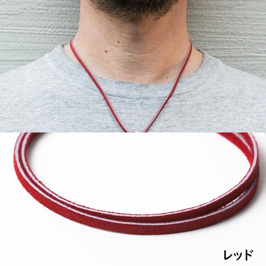 リングホルダー ネックレス メンズ 革ひも 指輪を通す レディース 紐