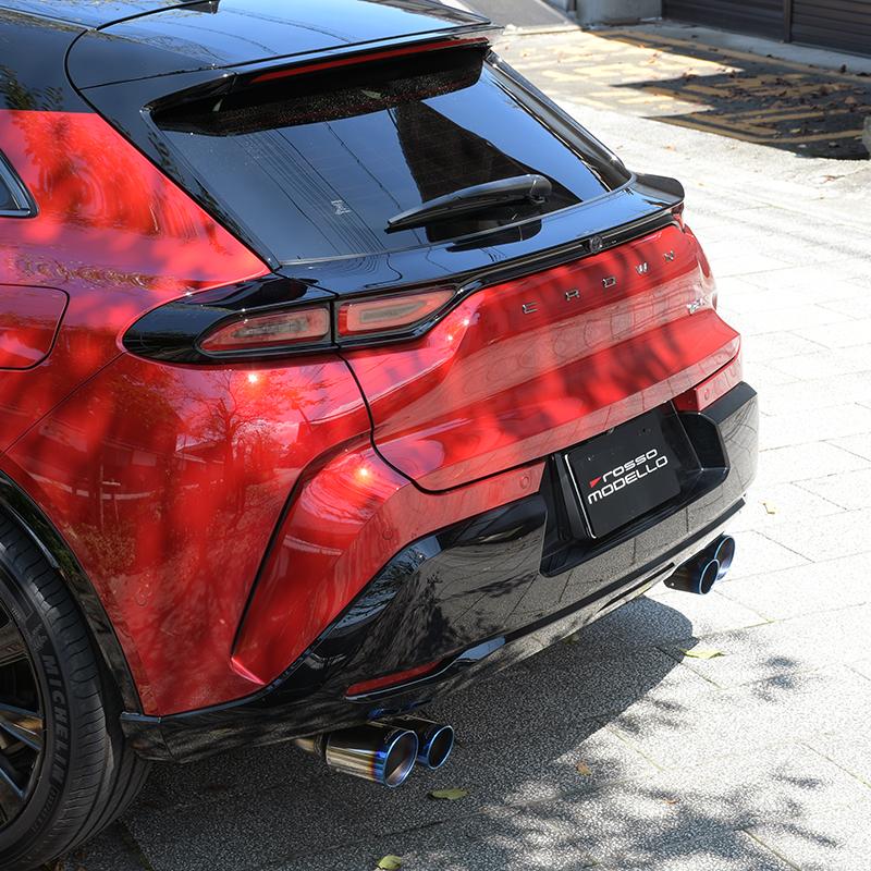 クラウンスポーツ AZSH36W AZSH37W プラグインハイブリッド PHEV  マフラー COLBASSO GT-FOUR EVO チタンテール 4本出し ロッソモデロ 加工不要 モデリスタ | ROSSO MODELLO | 07