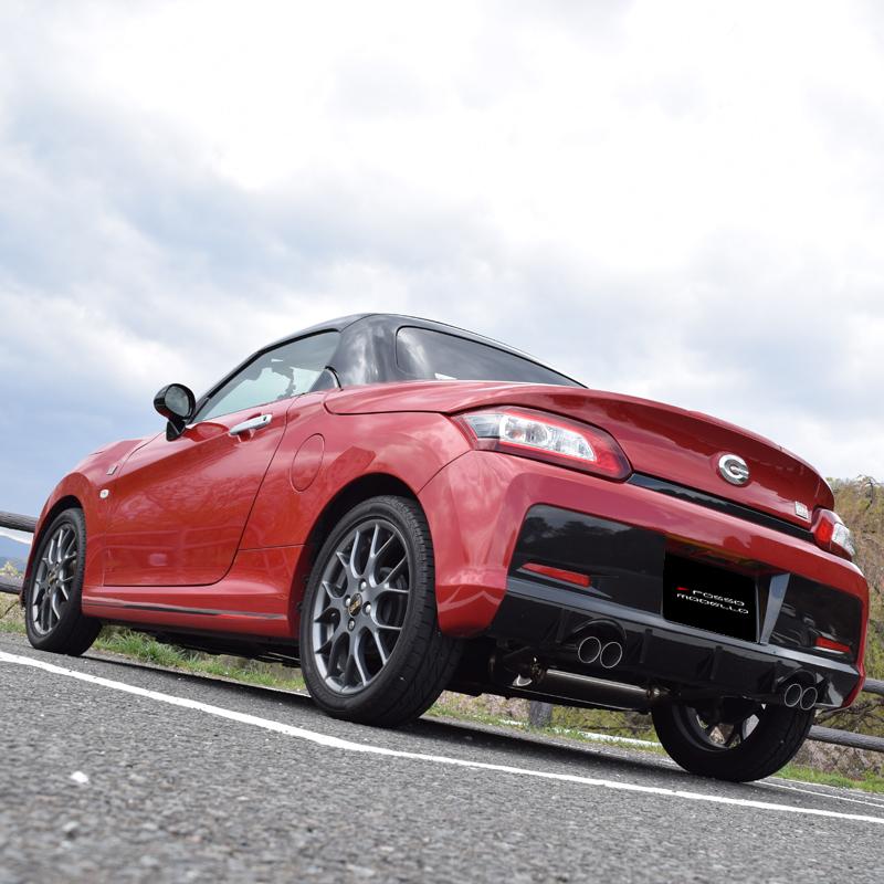 ROSSO MODELLO 4本出し コペン GR SPORT マフラー COLBASSO ZEEK ROSSO MODELLO 4本出し コペン GR SPORT マフラー COLBASSO ZEEK