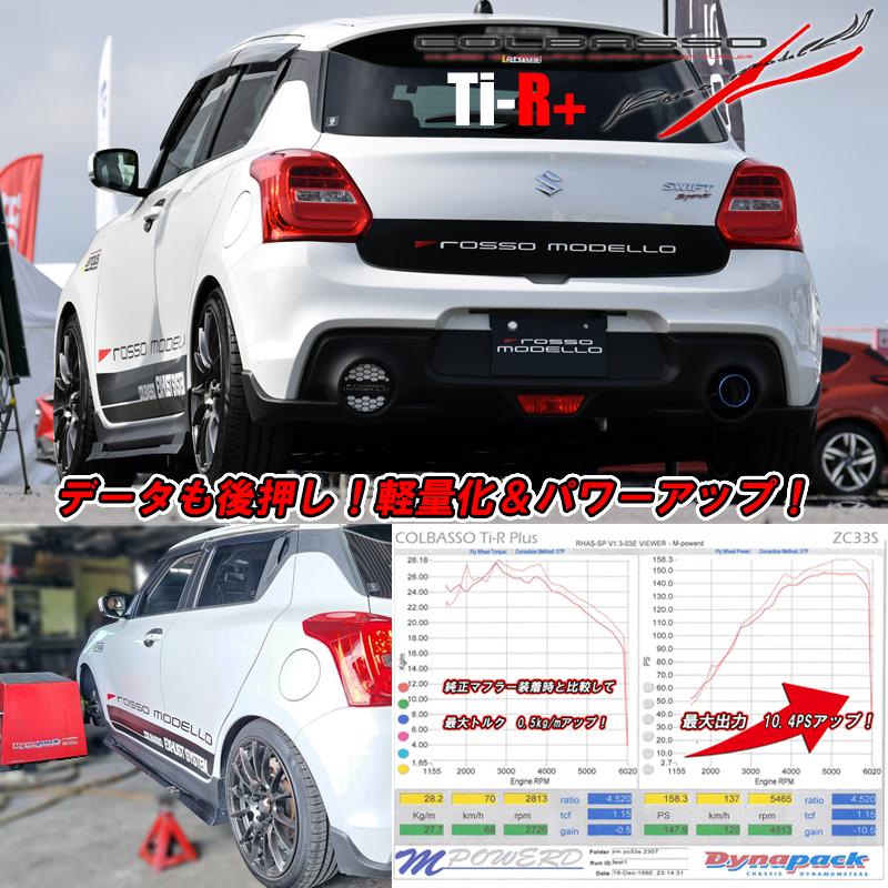 ROSSO MODELLO 片側出し スイフトスポーツ マフラー ZC33S MT ROSSO MODELLO 片側出し スイフトスポーツ マフラー ZC33S MT