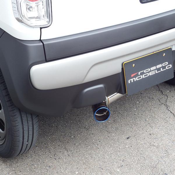 ハスラー Na Mr31s Mr41s Cvt Colbasso Ikusa Ti 2wd 4wd共用 左斜め出し マフラー ブルー Cobt I732 ロッソモデロ 通販 Yahoo ショッピング