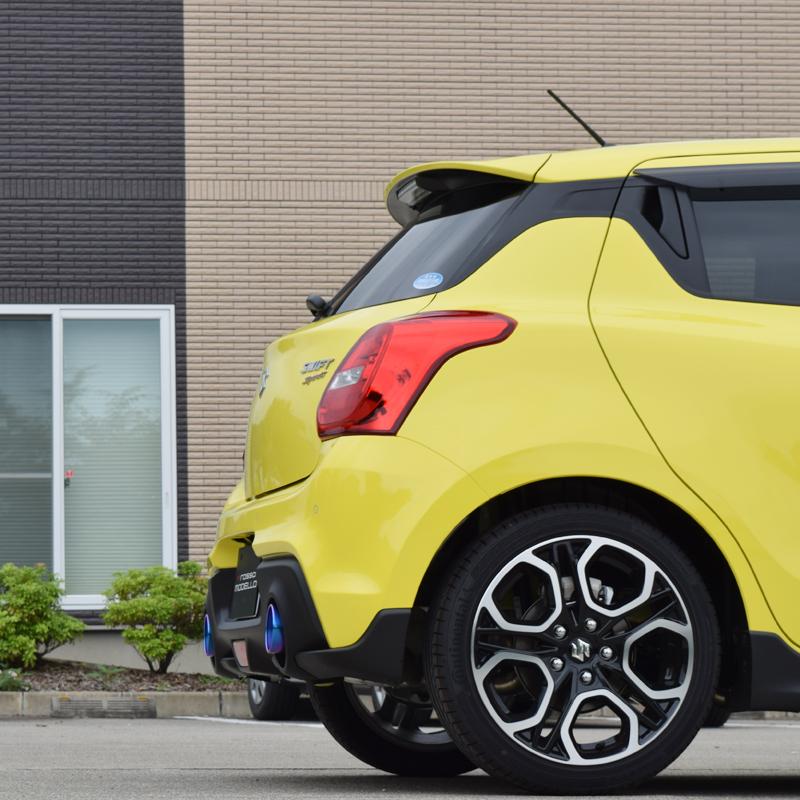 スイフトスポーツ マフラー Zc33s Mt At共通 車検対応 ロッソモデロ Colbasso Ti C スイスポ 後期適合追加済 ブルー Cobt K738 ロッソモデロ 通販 Yahoo ショッピング