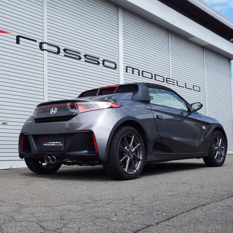 ARQRAY HONDA S660 M/T 車検対応 チタンテールマフラー新品 S660 Belleza-TwinTail フルチタンマフラー(競技用) - ORIGINAL PARTS