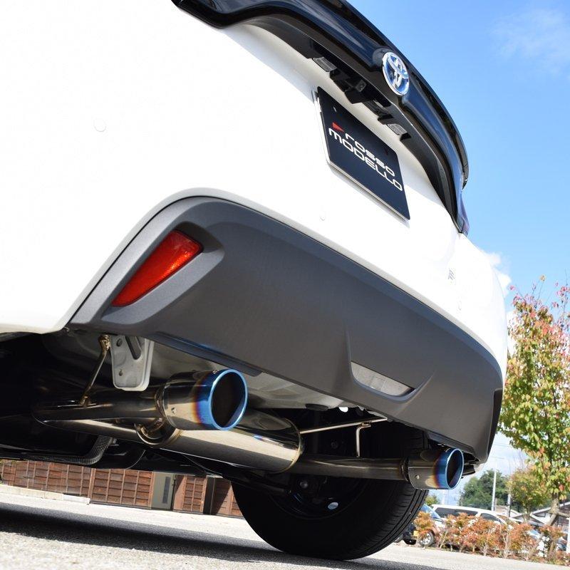 ヤリスクロス　ロッソモデロスポーツマフラー　中古美品　左右出し ROSSO MODELLO（ロッソモデロ） マフラー ヤリスクロス ハイブリッド