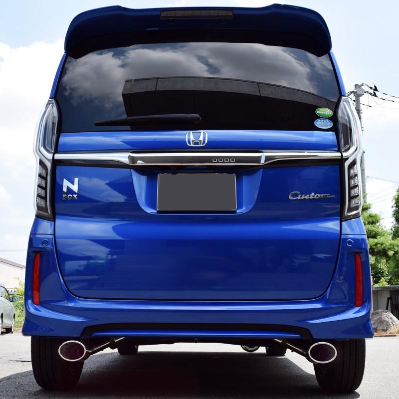 ロッソモデロ ホンダ N-BOX カスタム JF3 ターボ マフラー DUALIST EX NBOX 無限エアロ対応 令和5年9月まで｜rossomodello｜13