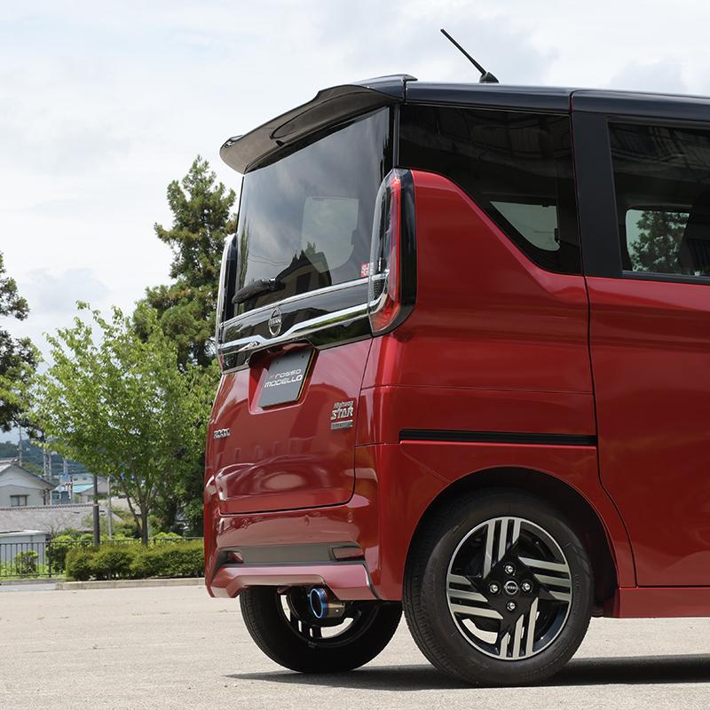 b三菱デリカミニ 日産ルークス(ルークスはNA)B44A砲弾型マフラーカッター a三菱デリカミニ 日産ルークス(ルークスはNA)B44A用砲弾型