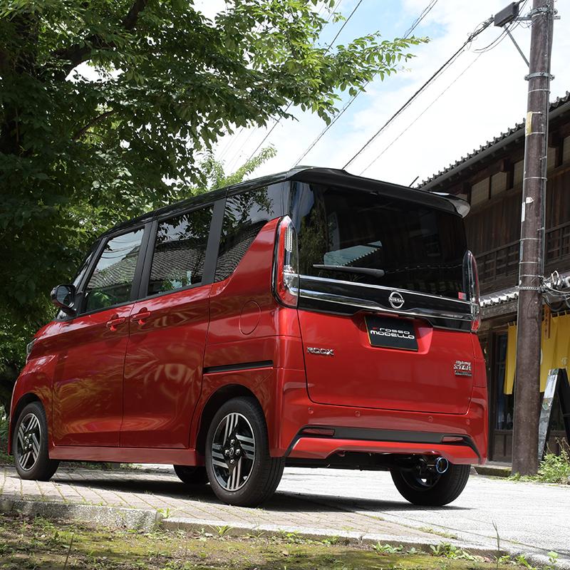 ROSSO MODELLO 日産 ルークス B44A マフラーカッター 2WD NA専用