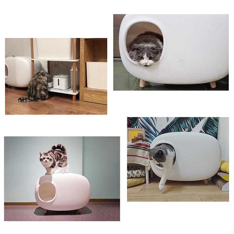 ウルトラ！ 猫トイレ 大型 本体 猫トイレ砂 ネコトイレ おしゃれ 砂飛び散り防止 密閉式 臭い対策 スコップ付き 砂落とし ットトイレ 猫用品 大きい お掃除簡単 【2188054344】(12900円)