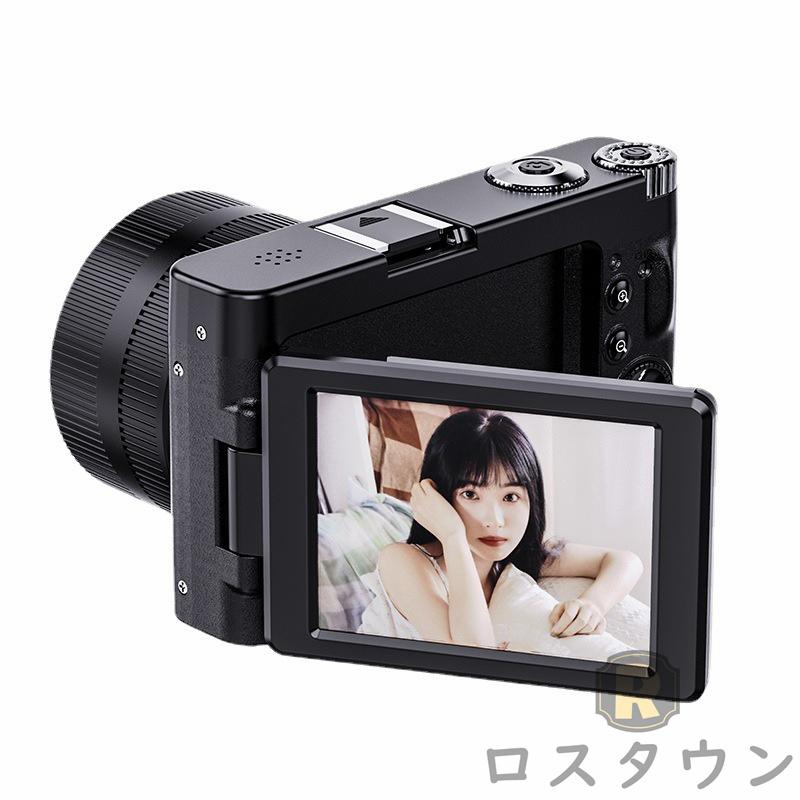ビデオカメラ 4K カメラ 4800万画素 デジタルビデオカメラ 日本製センサー 4K手持ちDVビデオ 一台二役 DVビデオカメラ 3.0インチ 家庭用 日本語の説明書付き 30FPS