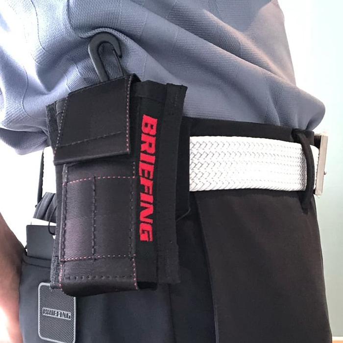 BRIEFING ボールケース シルバー/ブラック BRIEFING（ブリーフィング） ボールホルダー BRIEFING BALL HOLDER