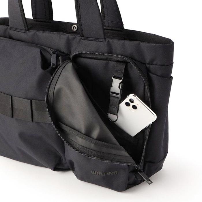 ブリーフィング トート トートバッグ BRIEFING SW WIDE TOTE WR 黒 バッグ ナイロン ビジネス トラベル 旅行 メンズ レディースの画像
