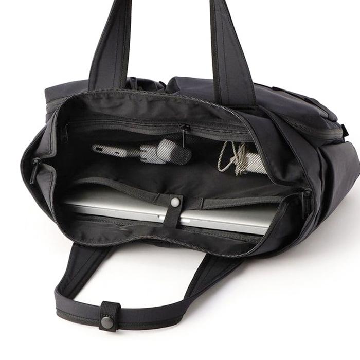 ブリーフィング トート トートバッグ BRIEFING SW WIDE TOTE WR 黒 バッグ ナイロン ビジネス トラベル 旅行 メンズ レディースの画像