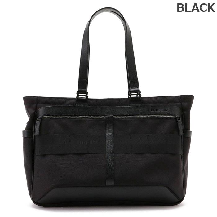 ブリーフィング トート トートバッグ BRIEFING FUSION SQ TOTE HD 黒 バッグ ナイロン レザー 通勤 通学 ビジネス トラベル 旅行 メンズ レディースの画像