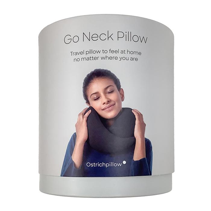 Ostrichpillow ネックピロー グレー 収納袋付き Amazon｜OSTRICHPILLOW GO 形状記憶型旅行用枕で飛行機、自動車 飛行