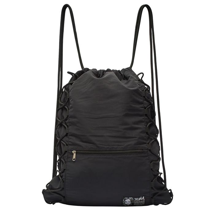 X-girl（エックスガール） ナップサック FACE LABEL KNAPSACK