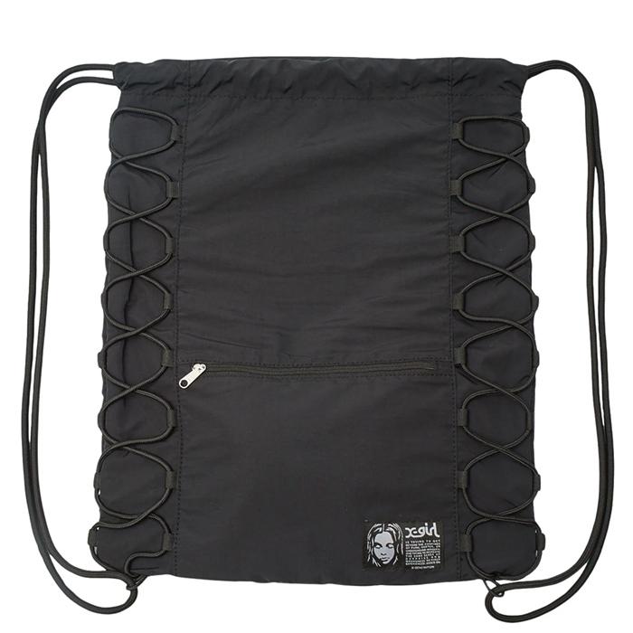 X-girl（エックスガール） ナップサック FACE LABEL KNAPSACK