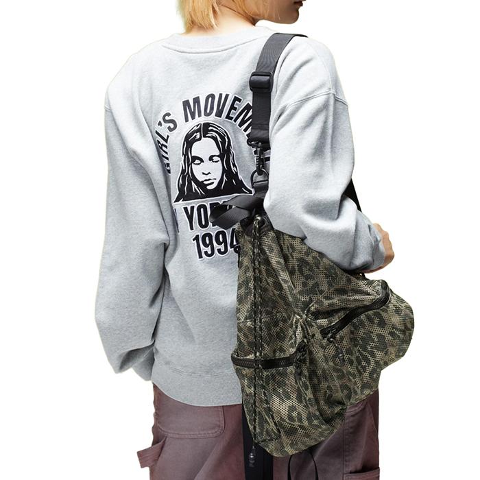 X-girl（エックスガール） ナップサック FACE LABEL 2WAY MESH