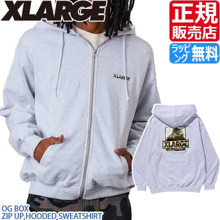 XLARGE（エクストラ ラージ） パーカー OG BOX ZIP UP HOODED