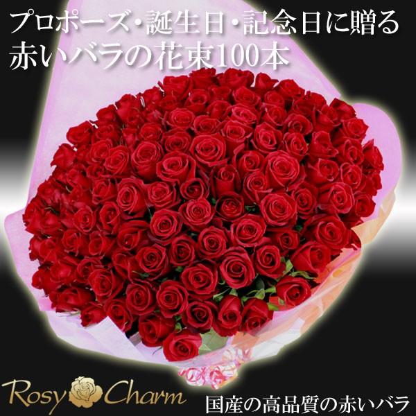 アニバーサリー＊赤とピンクの花束＊100本　ラッピング込　プロポーズ・誕生日・祝 バラ 100本 プロポーズ 薔薇 花束 花 誕生日 永遠 告白 結婚式