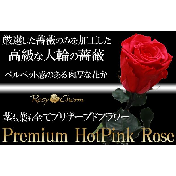 大輪のバラ 3本 ドライフラワーの花束 プロポーズ 結婚 記念日 誕生日 