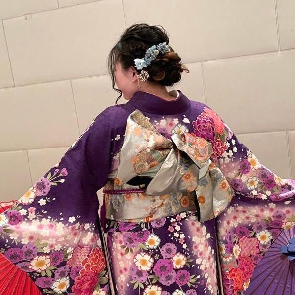 髪飾り ブルーアシード 成人式 結婚式 ヘッドパーツ 卒業式 ドライ