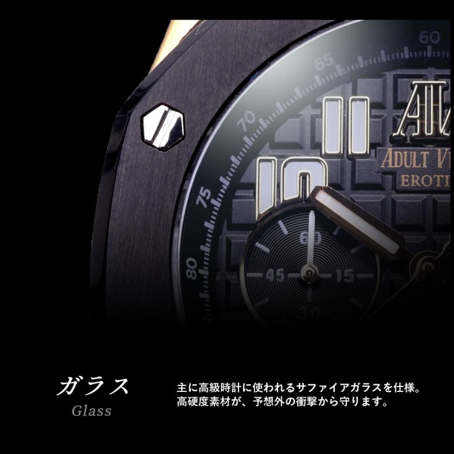 腕時計 メンズウォッチ アダルトビデオ エロティック 【レビュー特典