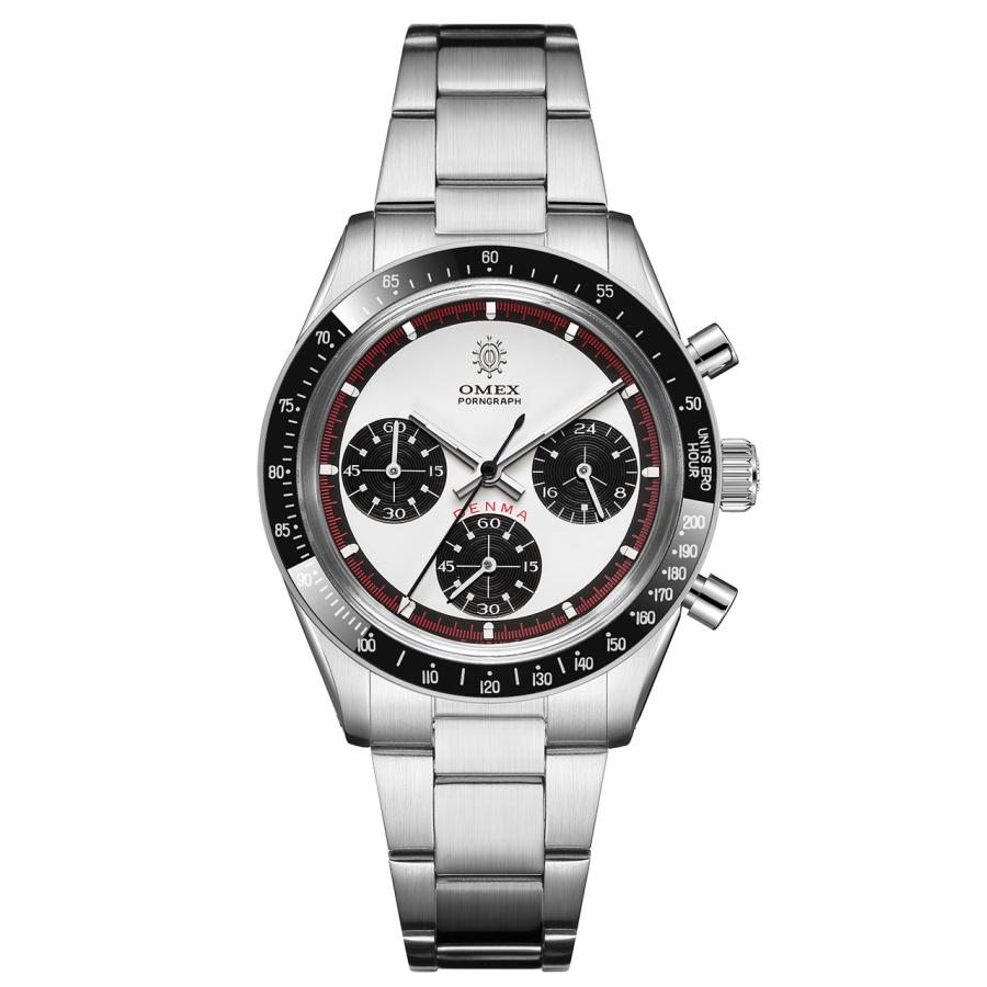 レビュー特典付き】 珍宝ソーニューマン クロノグラフ 男性用 メンズ