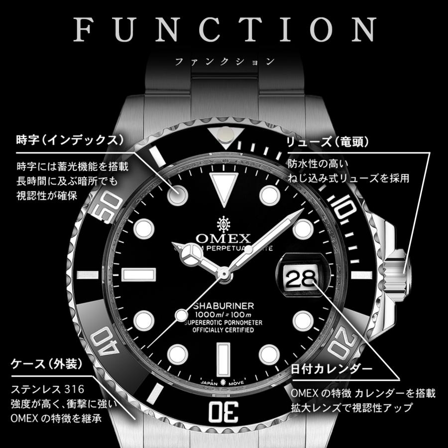 腕時計 メンズウォッチ OMEX オメックス シャブリーナ