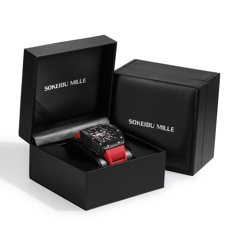 腕時計 メンズウォッチ SOKEIBU MILLE ソケイブミル クロノグラフ クォーツ 日本製ムーブメント 防水 ギフト プレゼント 父の日の画像