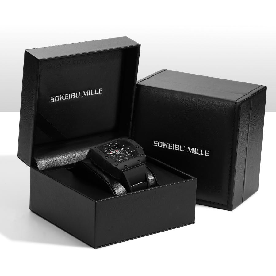 腕時計 メンズウォッチ SOKEIBU MILLE ソケイブミル クロノグラフ クォーツ 日本製ムーブメント 防水 ギフト プレゼント 父の日の画像