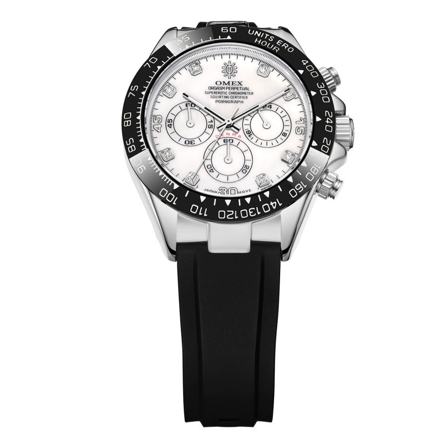 OMEX ラブホのデンマ クロノグラフ 日常生活用防水 メンズ腕時計