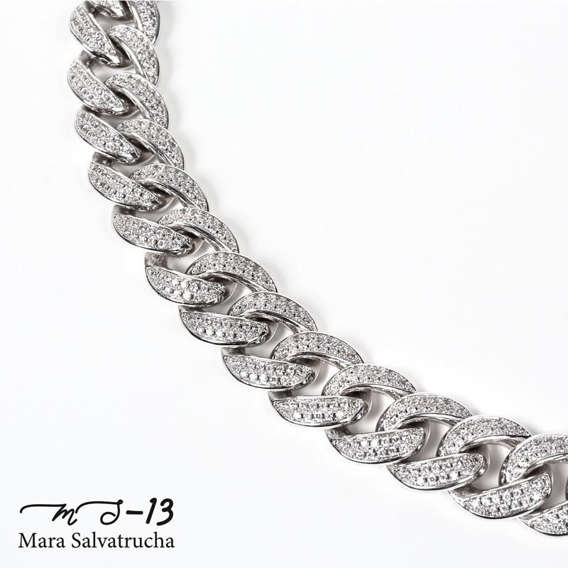 MS-13】K18GP マイアミキューバン リンク ネックレス チェーン60cm 