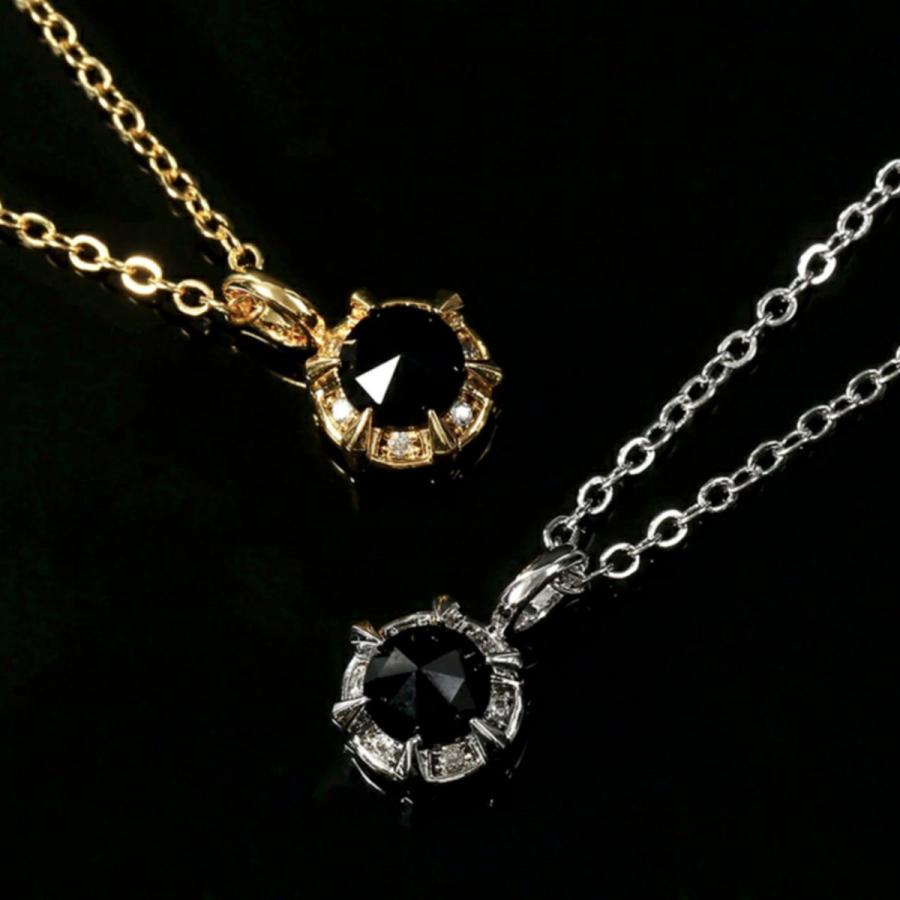 K18gp ローズカット ブラックczダイヤ チャーム 選べる チェーン 45cm 50cm K18 18k 18金 金 ゴールド ゴールドgp メンズ ネックレス チャーム シルバー Sjx set ロータリー店 通販 Yahoo ショッピング