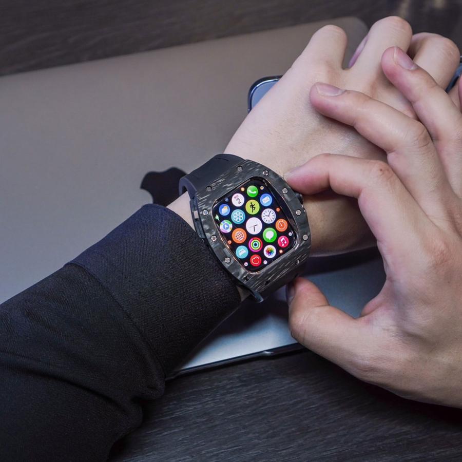 アップルウォッチ apple watch カーボン ケース カバー バンド アップルウォッチ apple watch カーボン ケース カバー バンド
