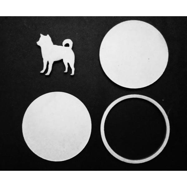 チャーム用セット 柴犬 5.4cm 2mm厚 : ROTEROSE ONLINE SHOP - 通販