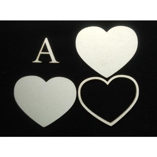ハート型チャーム用セット A 7.2cm 2mm厚 : ROTEROSE ONLINE SHOP