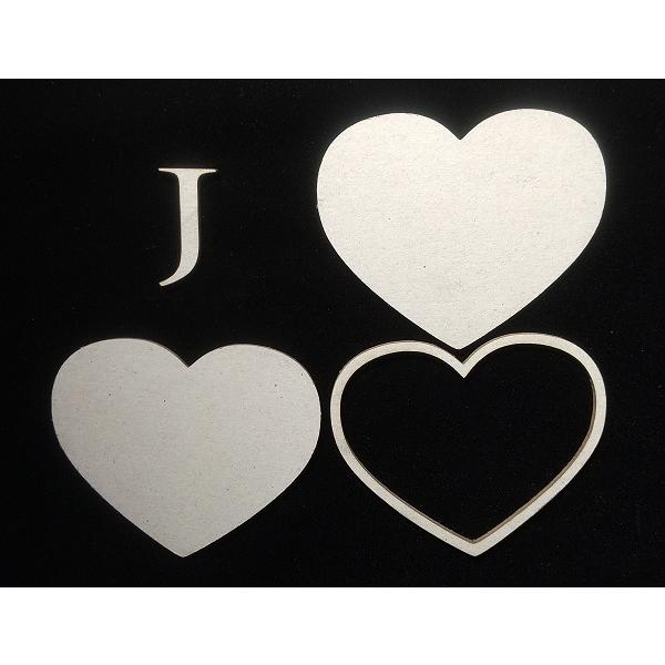 ハート型チャーム ハート型チャーム用セット J 7.2cm 2mm厚 : ROTEROSE ONLINE SHOP