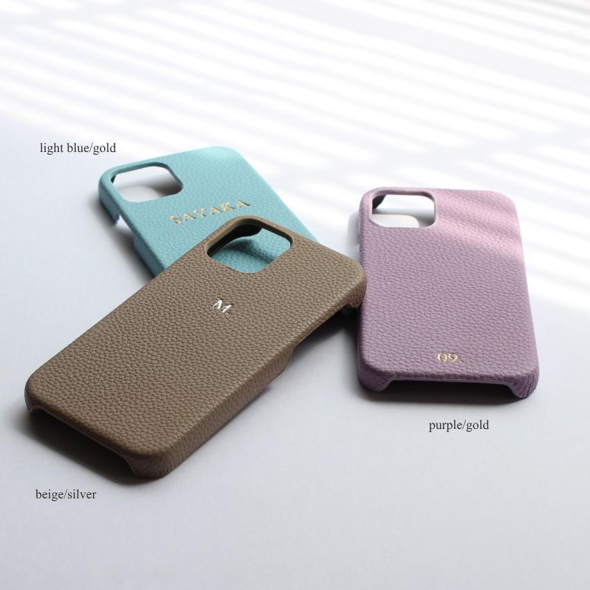 iPhone16 ゴールド シルバー 箔押し 刻印 iphoneケース イニシャル刻印