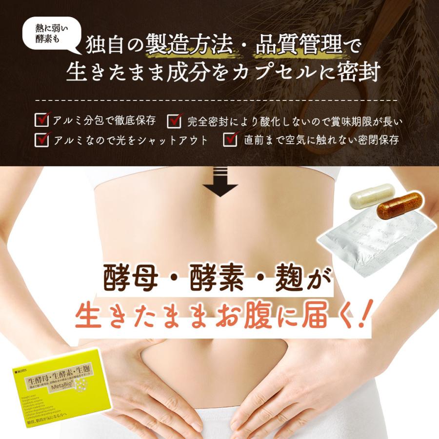 ROTTS 生酵素 生麹 生酵母 ダイエット サプリ メタバイオ