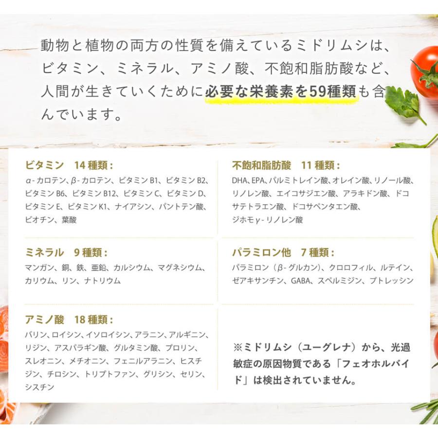 ROTTS まるごと ユーグレナ みどりむし 100％ 認証 サプリメント
