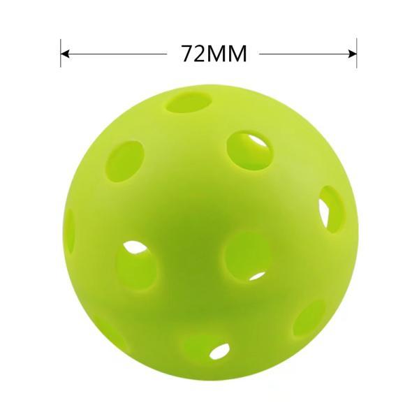 品質一番の 26穴あきボール 野球練習ボール トスバッティング ボール 72mm ティーバッティング 柔らかい 10個 野球練習用 野球練習用具 
