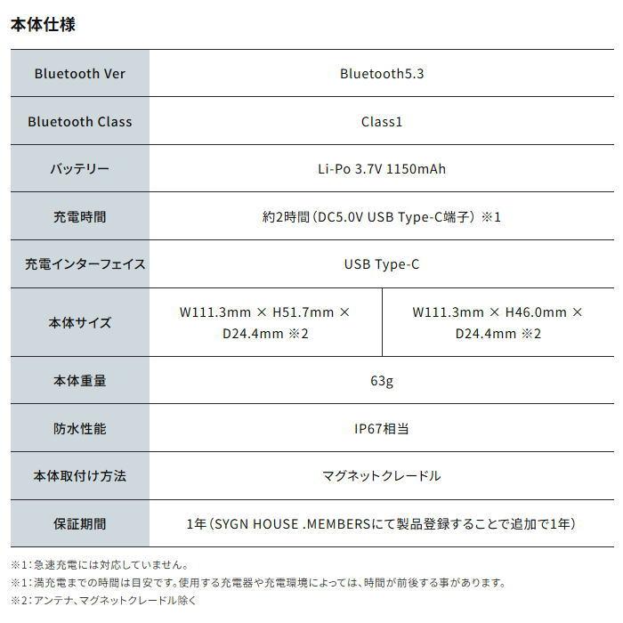 B＋COM（ビーコム） SYGN HOUSE 00083285 サインハウス B+COM 7X