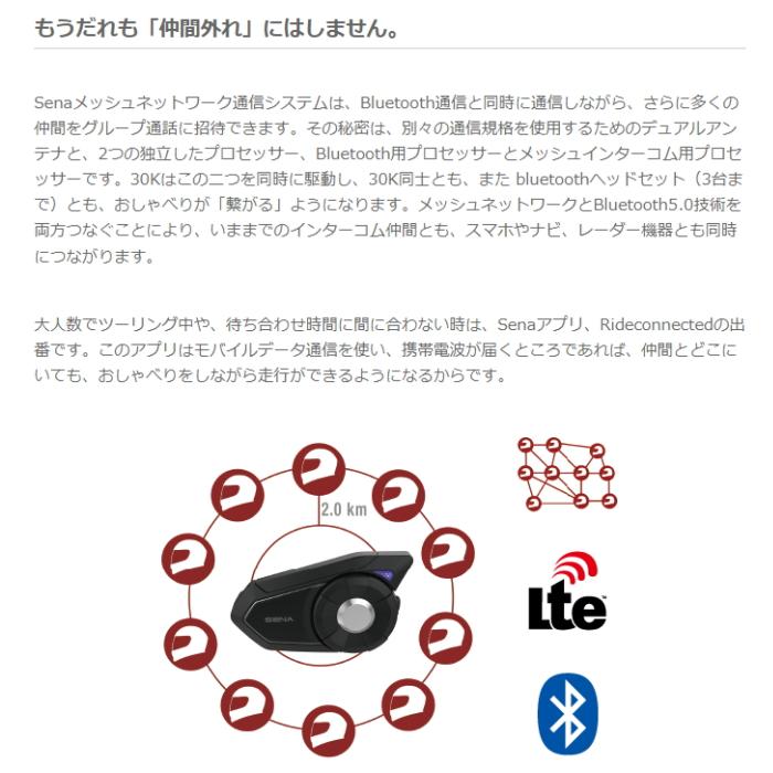 SENA（セナ） SENA 0411270 30K-03D デュアルパック (2台パック